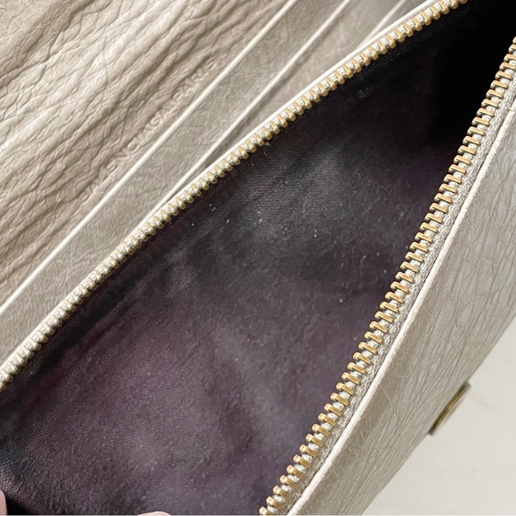 Balenciaga gray leather classic city long wallet - Picture 7 of 11